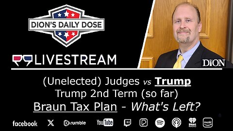 Judges vs Trump, Braun Tax Plan Gutted, Trump 2nd Term (So Far)