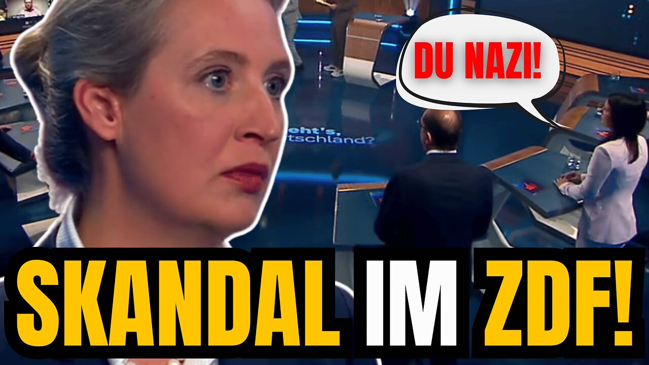 💥WAHLKAMPFRUNDE ESKALIERT!💥 Alice Weidel ZERLEGT die Konkurrenz im ZDF!