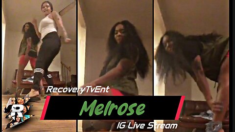 Melrose twerking with friends