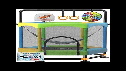 60" Trampoline for Kids Twinkoo 5FT ASTM Approved Toddler Trampoline for Ages Review