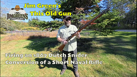 1867 Dutch Snider Conversion of Short Naval Rifle