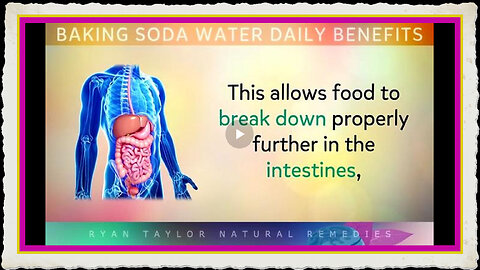 Baking Soda Water Daily