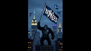 #KING #KONG FROM THE #BRONX SAYS #YANKS IN 5, #YANKS #BLUEJAYS #GM. #3 #LIVE