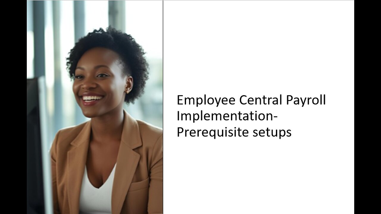 Employee Central Payroll Implementation- Prerequisite setups