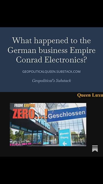 Why Young Germans Think Conrad Electronics Vanished