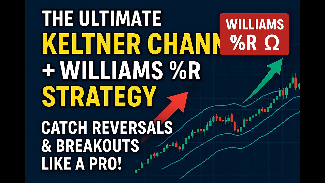 Ultimate Keltner Channels + Williams %R Trading Strategy | Catch Reversals & Breakouts Like a Pro!