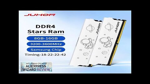 JUHOR DDR4 8GB 16GB 3200MHz 3600MHz 16GBX2 8GBX2 New Dimm XMP2.0 Desktop Review