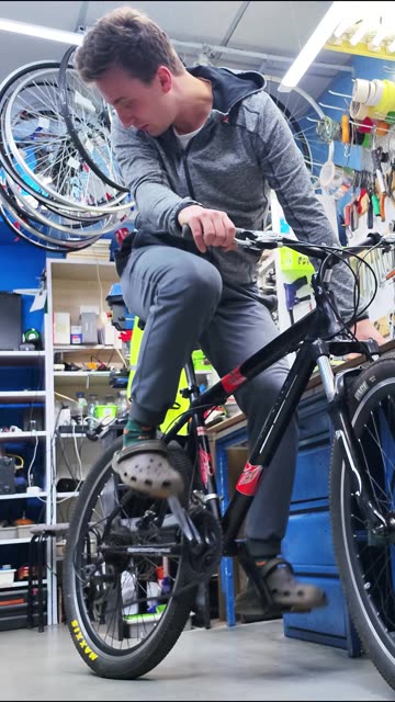 My bicycle is very fast. Why does this happen?