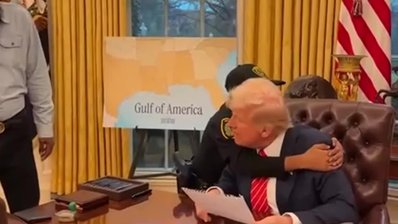 DJ Daniel Gives POTUS A Hug.. (Does it shock you Dems couldn’t even applaud this young man)