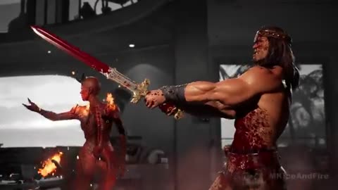 Mortal Kombat 1 Conan Vs Jean Claude Van Damme Gameplay MK1