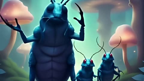 Fun monster parent child walk