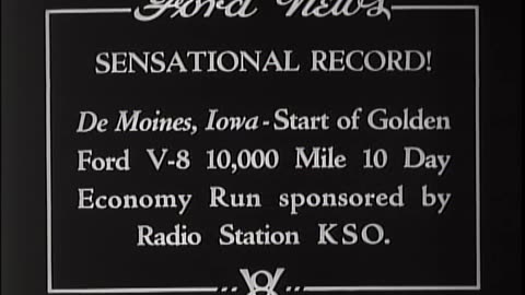 FORD NEWS. V-8 IN ECONOMY RUN - FORD NEWS. V-8 IN ECONOMY RUN - fc-fc-4131