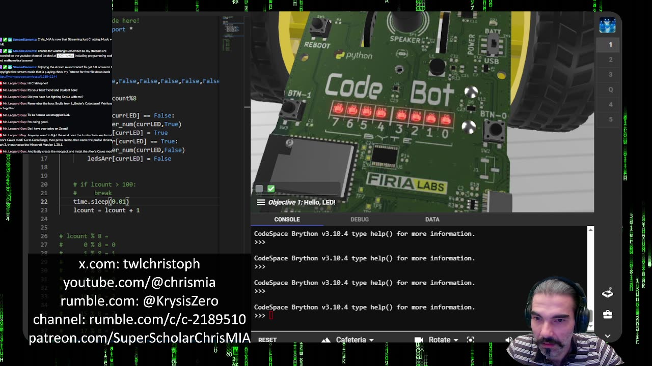Controlling The World With Python Muahaha (and music~)
