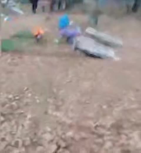 Kids in Siberia Trash Military Cemeteries for Fun