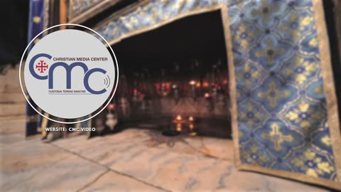 la notte di Natale 2025 a Betlemme di Efrata odierna Palestina dalla basilica della Natività DOCUMENTARIO sul luogo è incisa in latino la frase Hic de Virgine Maria Jesus Christus natus est «Qui dalla Vergine Maria è nato Gesù Cristo»