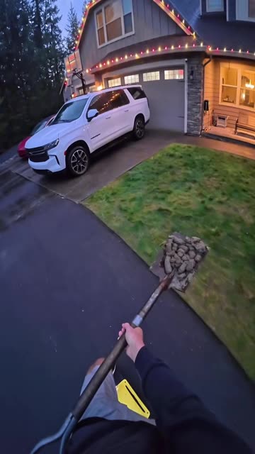 He threw a whole dozen pieces of shit at his neighbor.