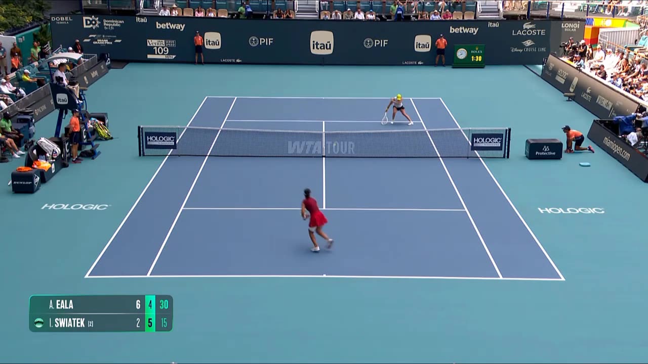 Alexandra Eala vs Iga Swiatek Highlights _ Miami Open 2025