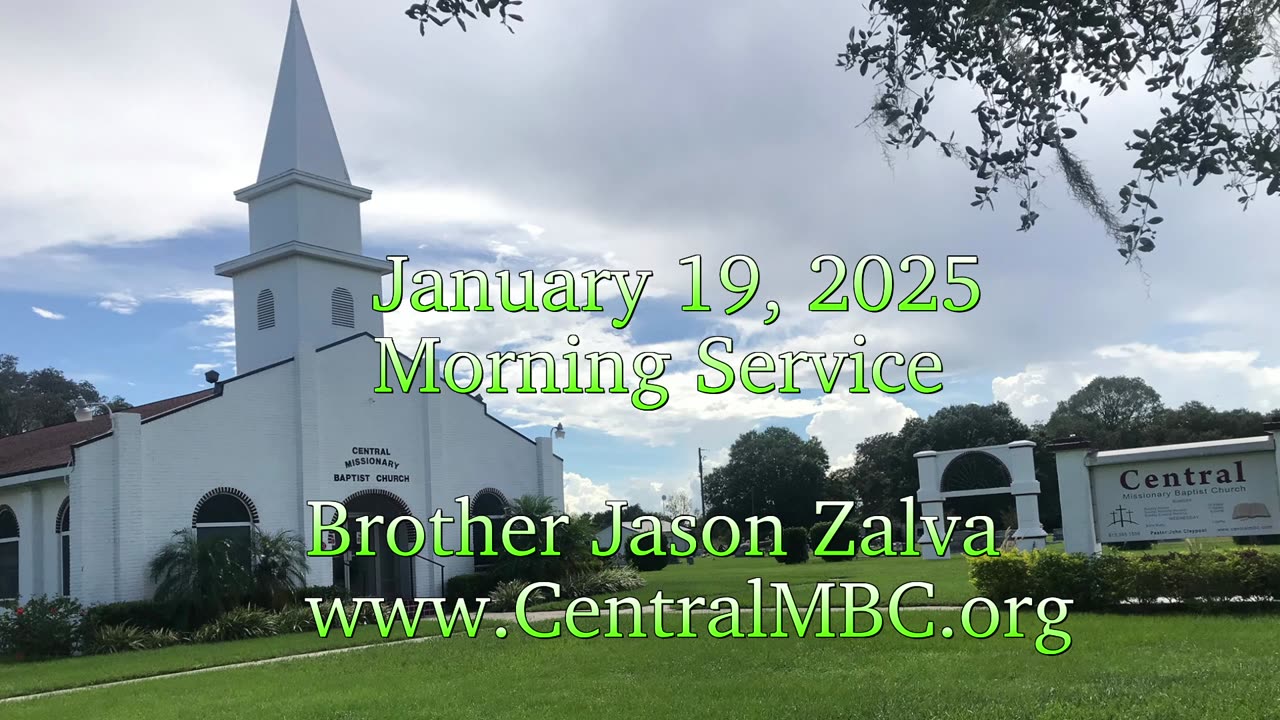 Morning Sermon 1/19/2025