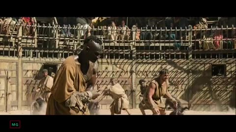 Rabid Monkeys vs Gladiators (4K Blu-ray) Fight Scene - Gladiator 2 Movie Clip