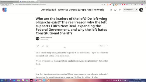 Who are the leaders of the left? Do left-wing oligarchs exist? Left Wing Elites Article Trailer
