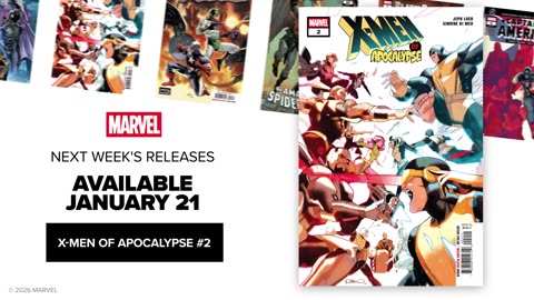 New Marvel Comics Jan 21 2026