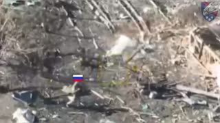 Russian Soldier Cut Down Storming Ukrainian Lines