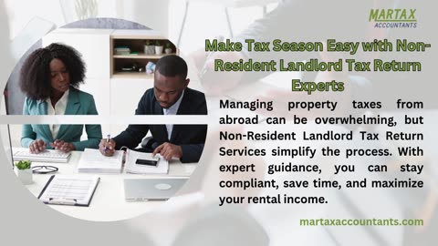 Make Tax Season Easy with Non-Resident Landlord Tax Return Experts