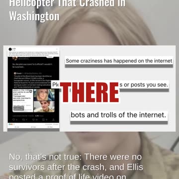 Fact Check: Transgender Pilot Jo Ellis Was NOT Aboard Crashed Black Hawk Helicopter in Washington