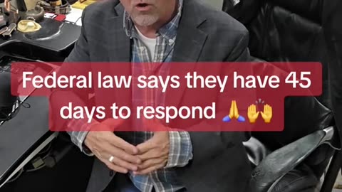 they have 45 days to respond