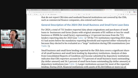 Review of 2024 CRA lending data