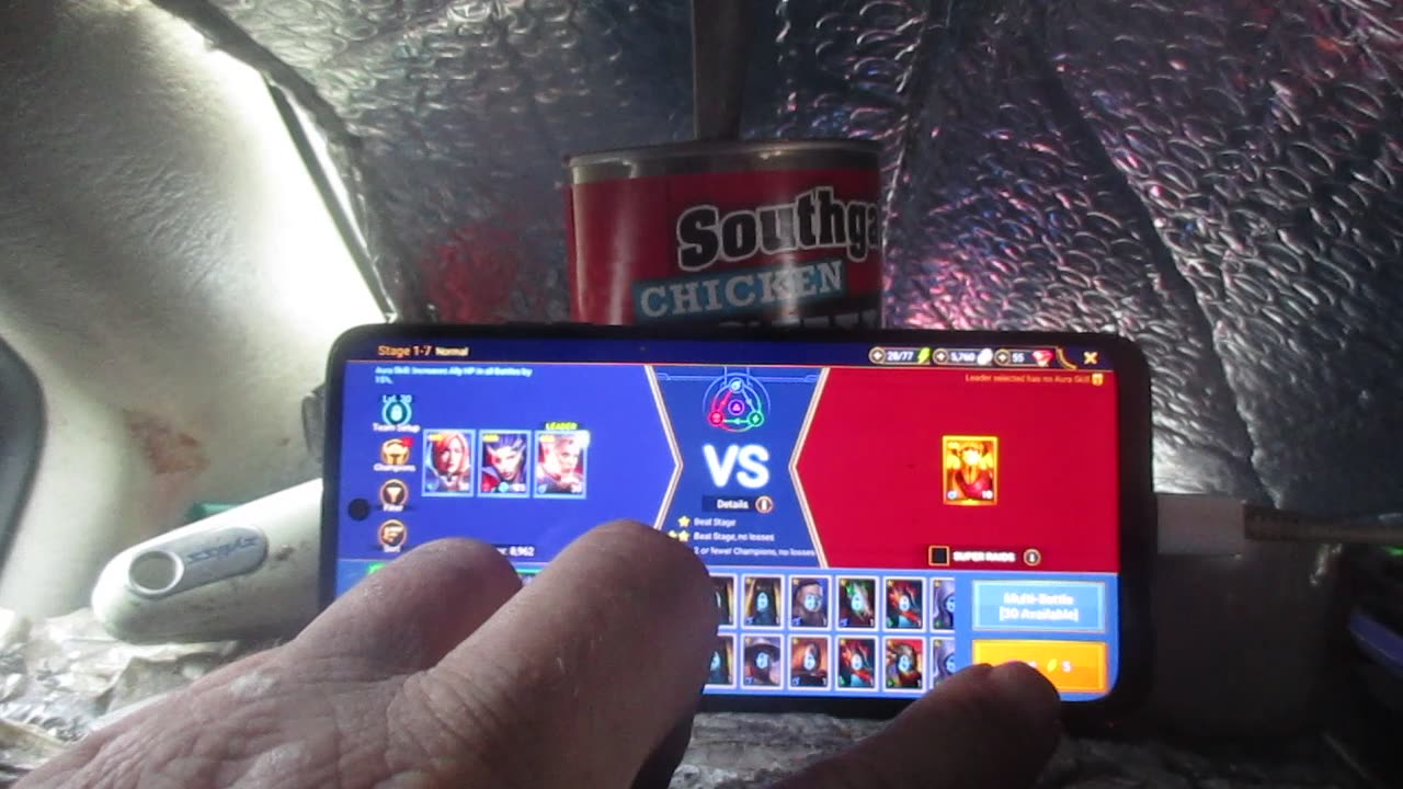 Playing RAID inside my car. 11/13/2025.