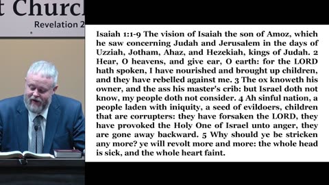 Sunday School - 11/2/2025 - A Nation Sick with Sin: Isaiah 1’s Urgent Call to Wake Up
