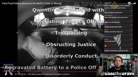 #bodycam REACTIONS: Fast-Food Felony Because His McD's Order Is Wrong!