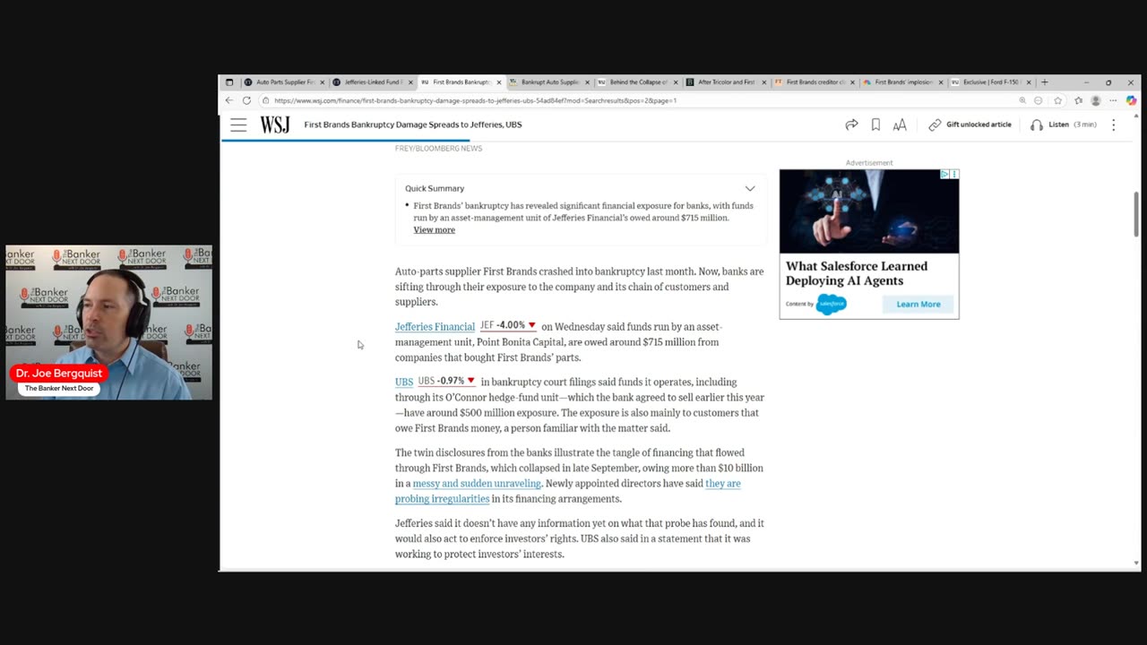 First Brands Group files for bankruptcy! Private Credit Market in trouble?