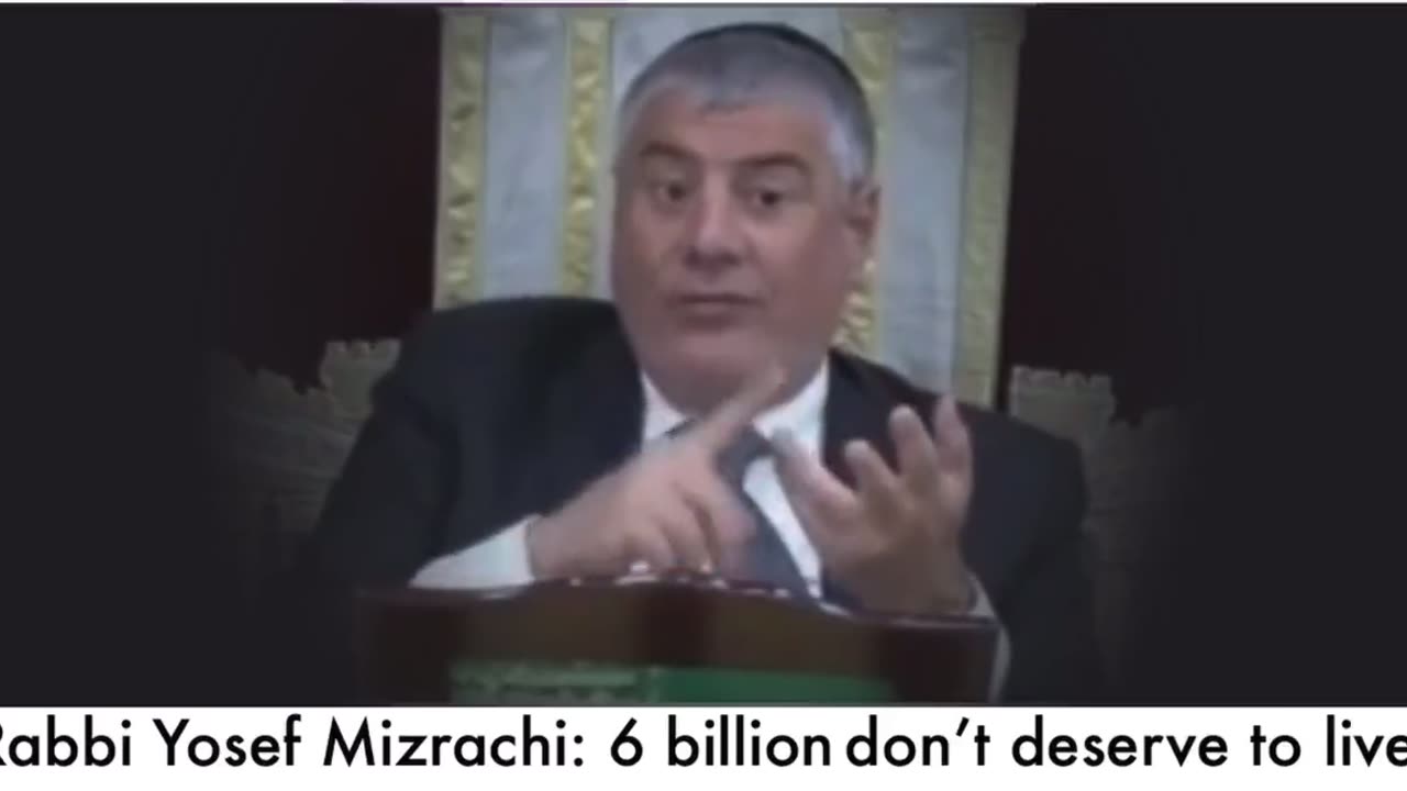 RABBI SAYS 6 BILLION DON'T DESERVE TO LIVE