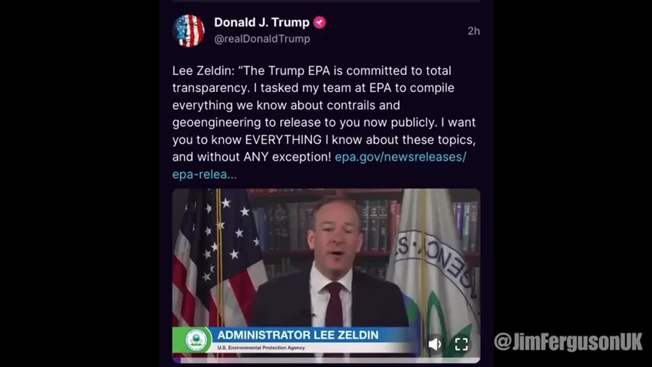 Trump EPA has announced full public release of everything the government knows about geoengineering