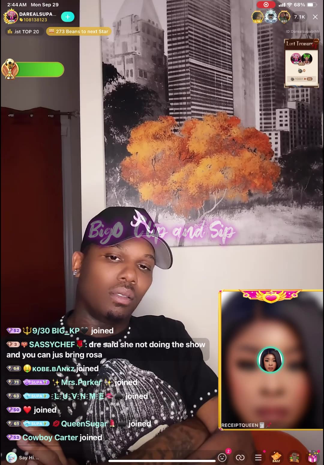 Supa listens in to DreBaby after Rick Rosa incident n laughs at him crying 9/28/25 #bigoclipandsip