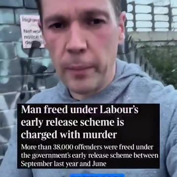 🚨🇬🇧 STARMER TO RELEASE 10,000 MORE CRIMINALS UNDER EARLY RELEASE SCHEME