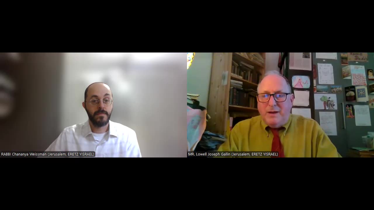 R&B Weekly Seminar: R&B Torah Fellowship (Episode #152 -- Wednesday, March 26th, 2025). ChairMAN: RABBI Chananya Weissman (Jerusalem, ERETZ YISRAEL/Land Of Israel). PROGRAM CHAIR: ADVOCATE Lawrence Gordon (Kobe, JAPAN)