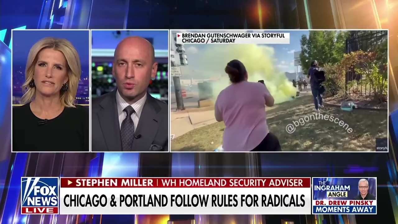 Stephen Miller just accused Chicago Mayor Brandon Johnson of INSURRECTION.