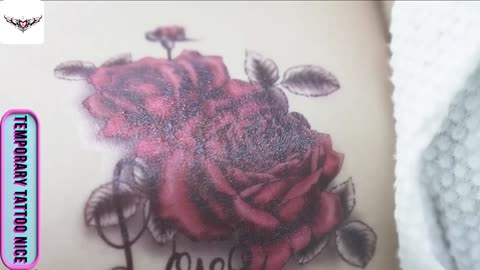 [Temporary Tattoo Nice] #0032 flower rose tattos sticker! Tattoo Temporary sticker