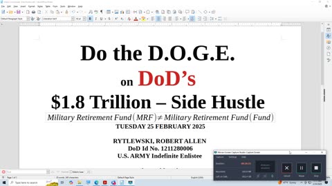 Do the D.O.G.E. on DoD's $1 8 TRILLION -- Side Hustle