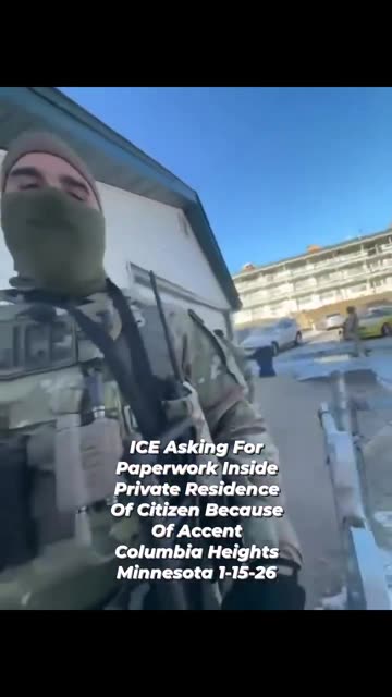 Leftists claim ICE agents are going door to door and targeting people based on race