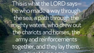 Isaiah 43:16-17