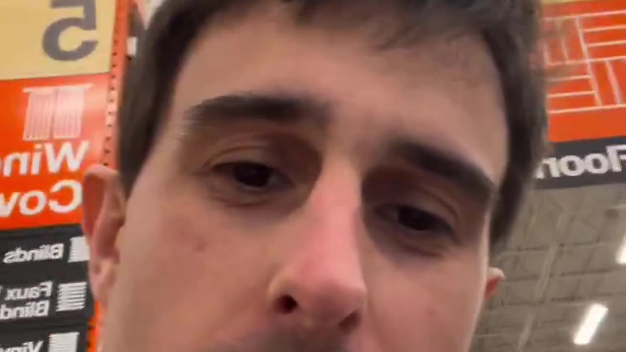 Liberal man is OUTRAGED over Home Depot displaying the American and Armed Forces flags..