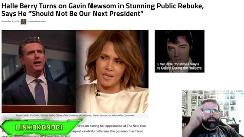 Halle Berry Doesn't Want Gavin Newsom To Be The Next President