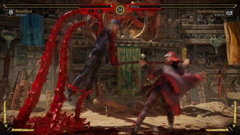 Mortal Kombat 11 | Skarlet vs Sonya