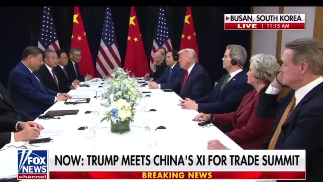 Trump Has Meeting With Xi [Trade Summit]