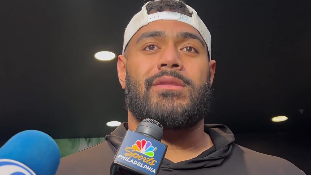 Jordan Mailata says tough conversations were had with Sirianni, Saquon, OLine