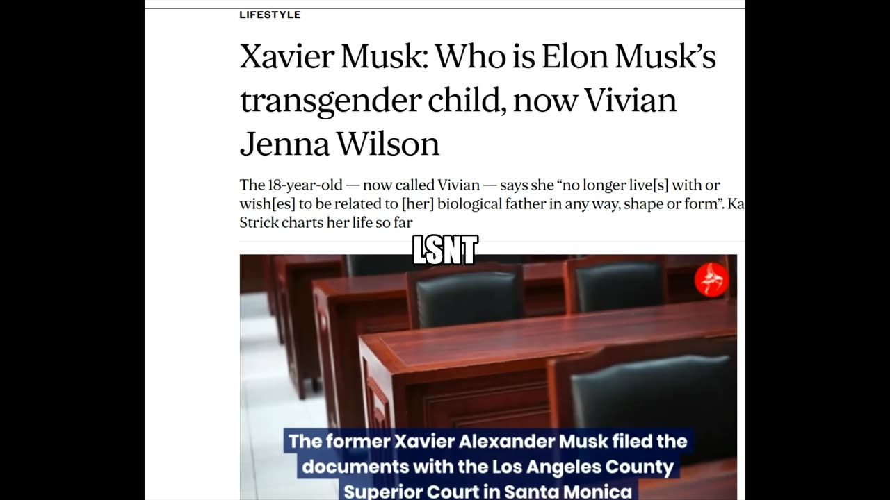 ELON BLAMES SOCIETY FOR HIS TRANSGENDER CHILDS CHOICES
